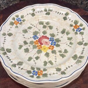 Vintage Longchamp Dinner Plates